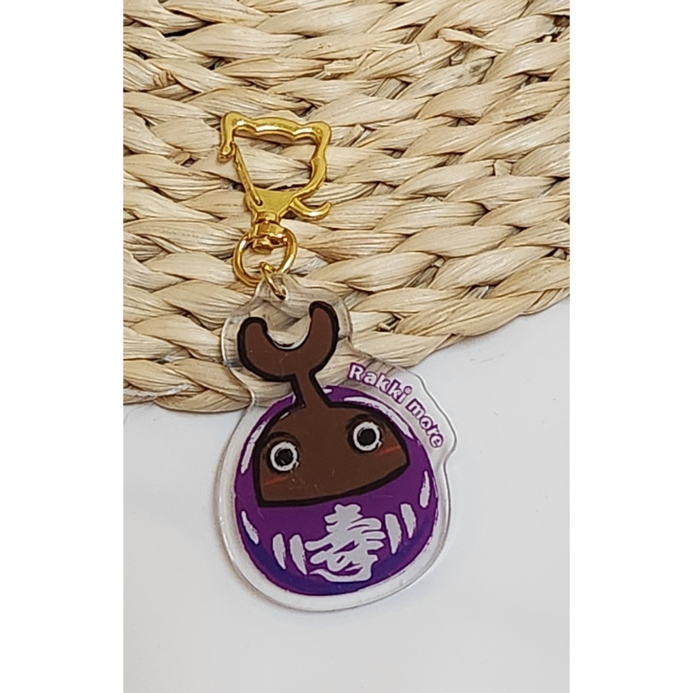 Rakkimore 達摩鑰匙圈 幸運小物 療育小物 甲蟲達摩吊飾-規格圖6
