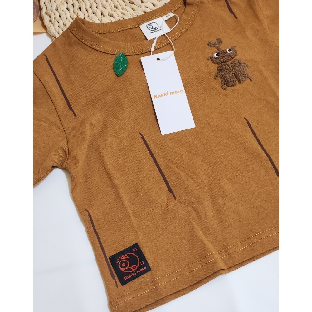 2025年Rakki More 熱銷追加款 獨角仙童裝 日系童裝90-140-細節圖2