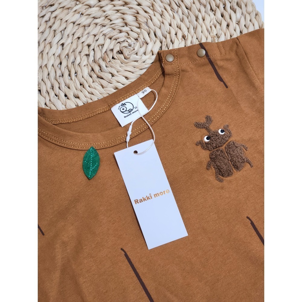 2025年Rakki More 熱銷追加款 獨角仙童裝 日系童裝90-140-細節圖3