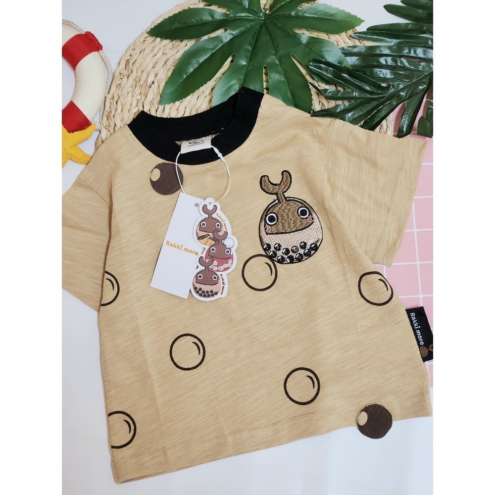 2026 Rakkimore 珍珠奶茶甲蟲童裝 珍珠奶茶童裝 台灣原創童裝 日系童裝-細節圖2