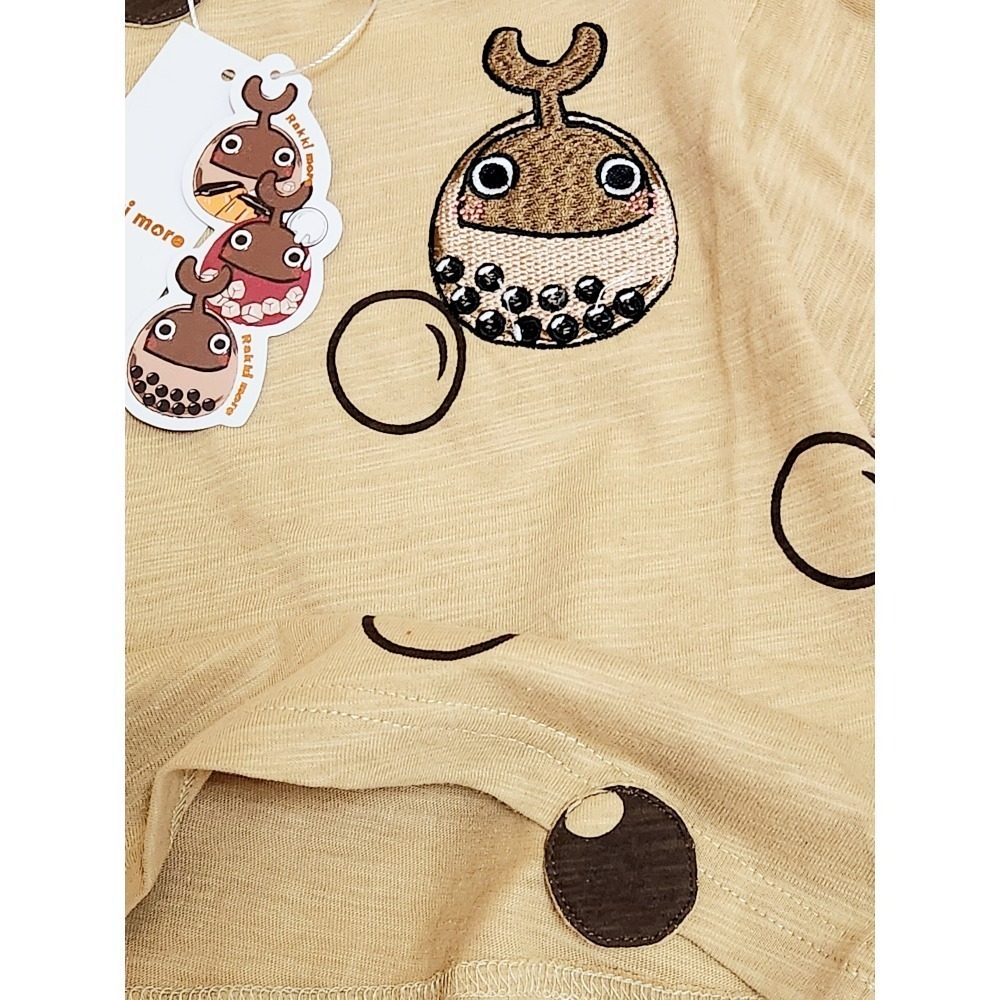 2026 Rakkimore 珍珠奶茶甲蟲童裝 珍珠奶茶童裝 台灣原創童裝 日系童裝-細節圖3