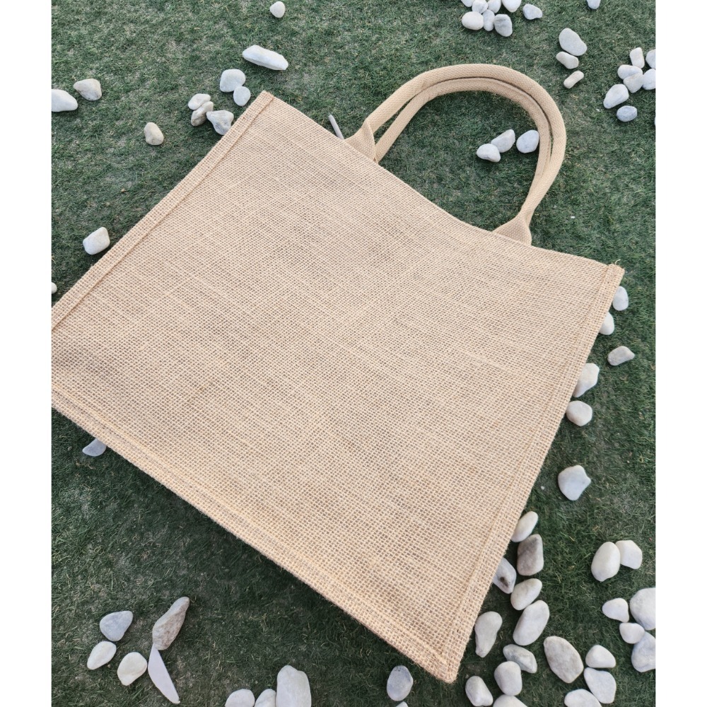 臺灣原創品牌 Rakki More 甲蟲達摩 黃麻手提袋（大）-細節圖2