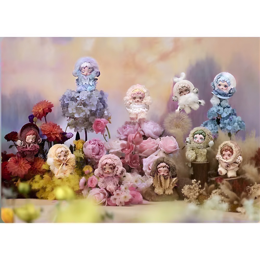 《現貨》POPMART 泡泡瑪特 SKULLPANDA 光織園系列 毛絨公仔 掛件 確認款 隱藏款-細節圖2