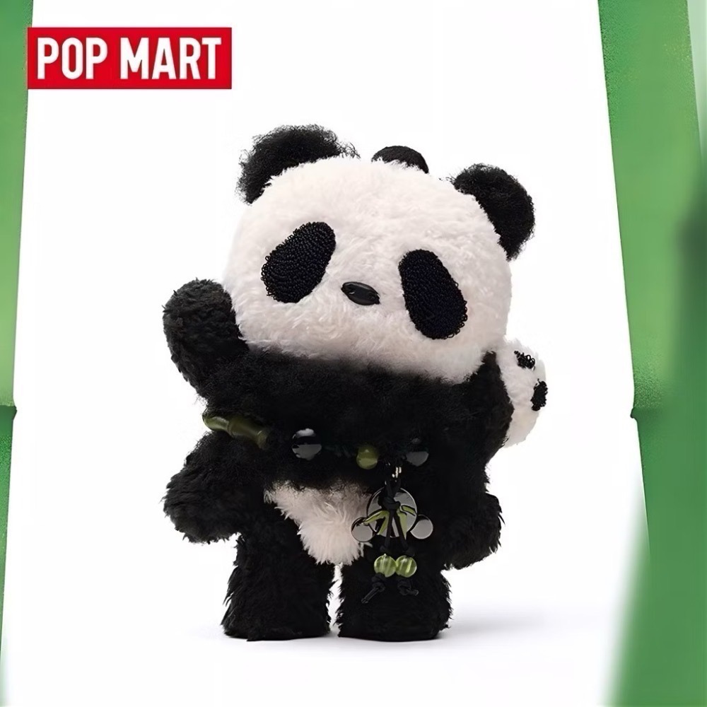 《現貨》POPMART泡泡瑪特 SKULLPANDA 熊怠怠 毛絨公仔 掛件 吊卡-細節圖4