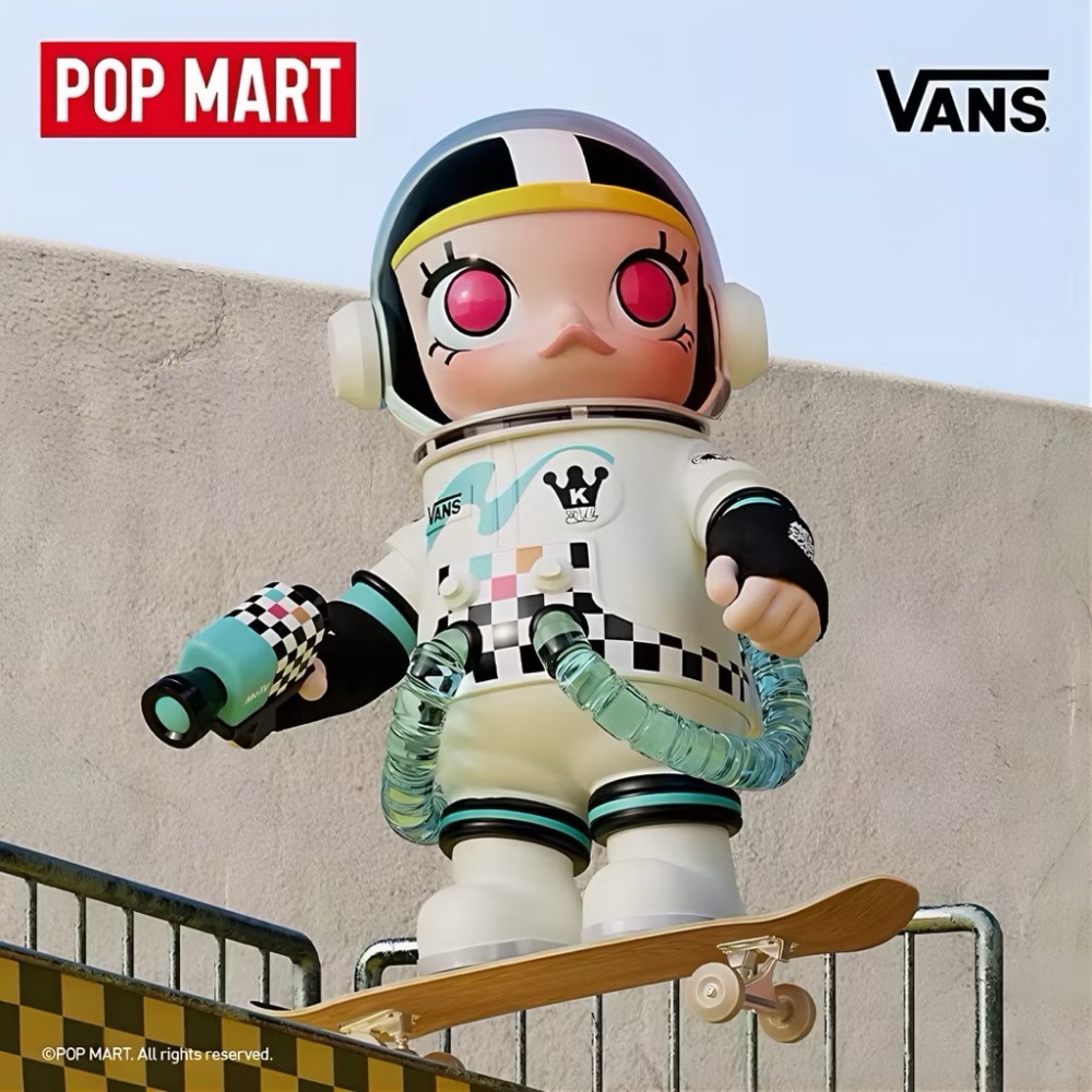 《現貨》 popmart 泡泡瑪特 MEGA SPACE MOLLY 400% VANS 范斯-細節圖2