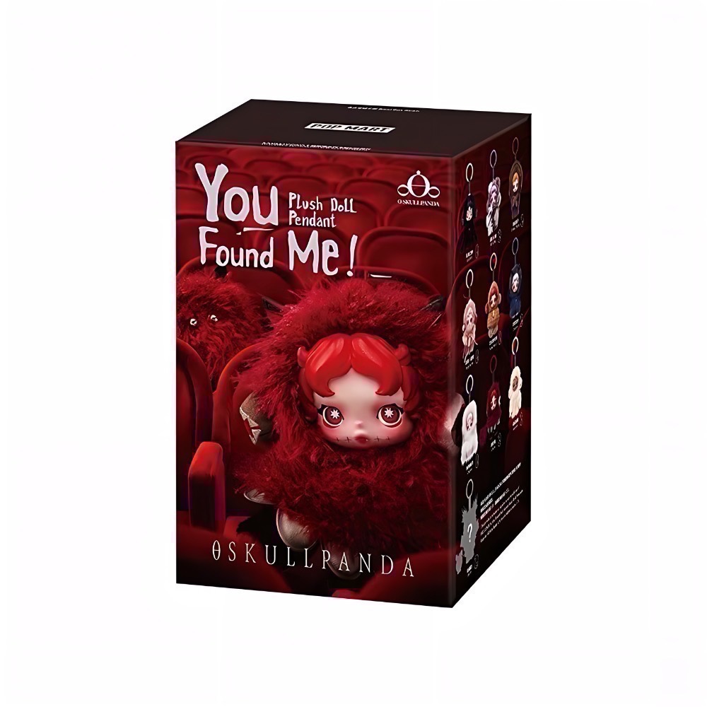 《現貨》POPMART 泡泡瑪特 SKULLPANDA 不眠劇場系列You Found Me毛絨公仔掛件盲盒 可別掛包包-規格圖10