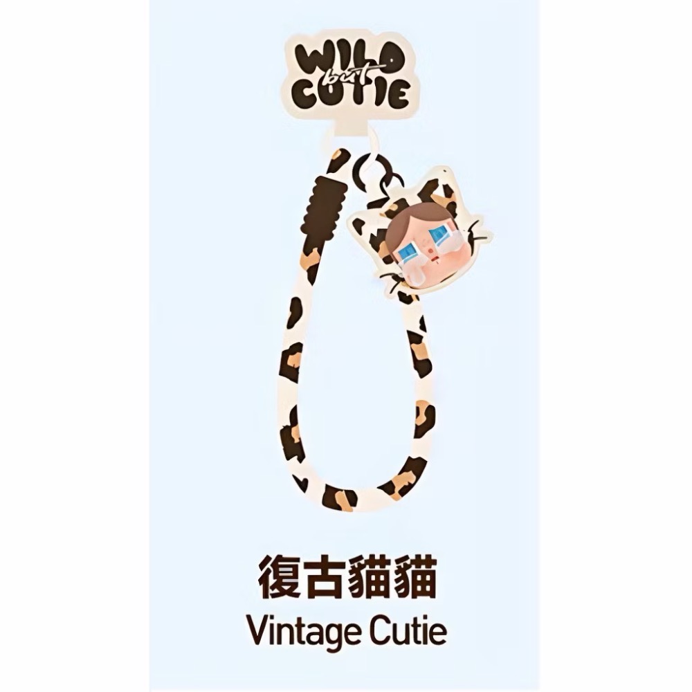 《現貨》 popmart 泡泡瑪特 CRYBABY 豹豹貓貓系列 - 手機掛繩盲盒 確認款 隱藏款-規格圖6