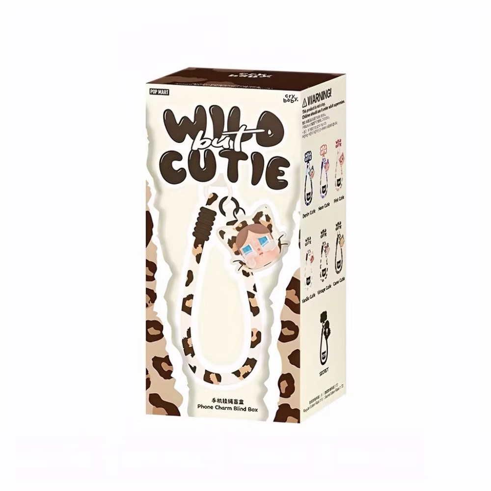 《現貨》 popmart 泡泡瑪特 CRYBABY 豹豹貓貓系列 - 手機掛繩盲盒 確認款 隱藏款-規格圖6