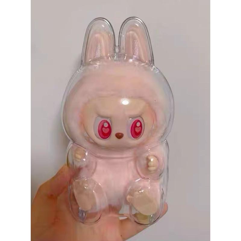 《現貨》出清便宜賣 Labubu 搪膠 高透 壓克力保護殼（一代/二代/小春天野）-細節圖2
