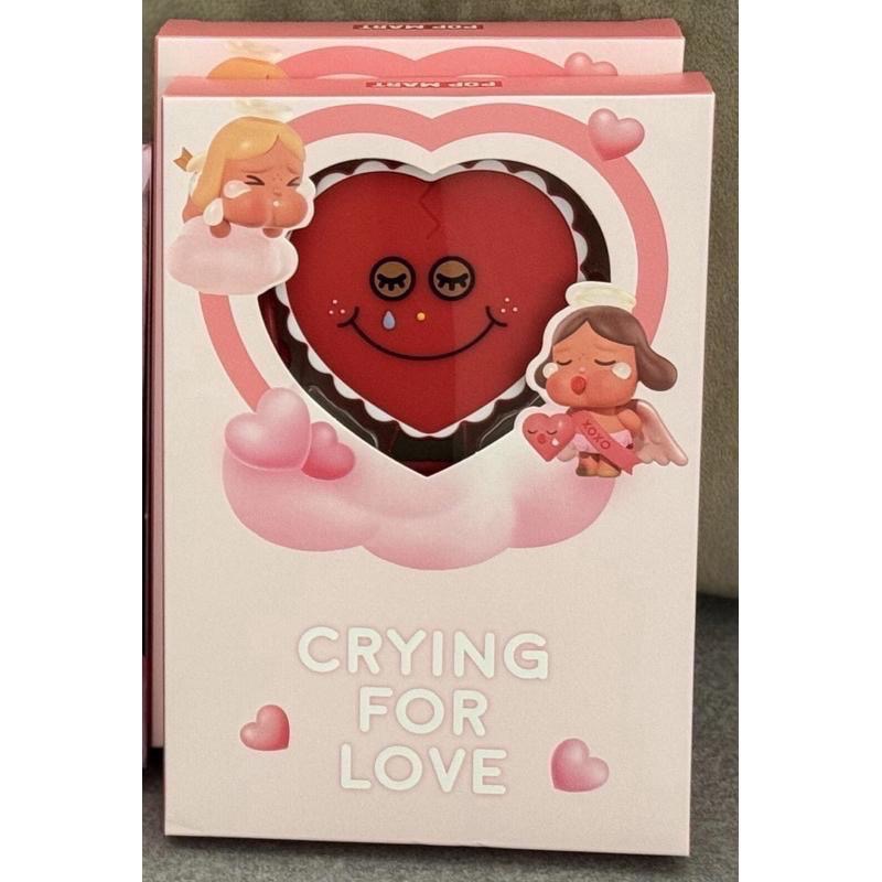 《現貨》popmart 泡泡瑪特 哭娃Crybaby 愛神眼淚-情人節限定💌手機背夾💘徽章 毛絨鏡 天使徽章-細節圖4