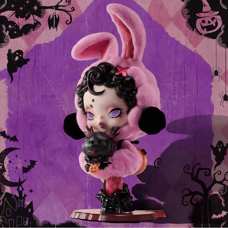 《現貨》popmart 泡泡瑪特 Skullpanda 萬聖 訪客 手辦 吊卡-細節圖2