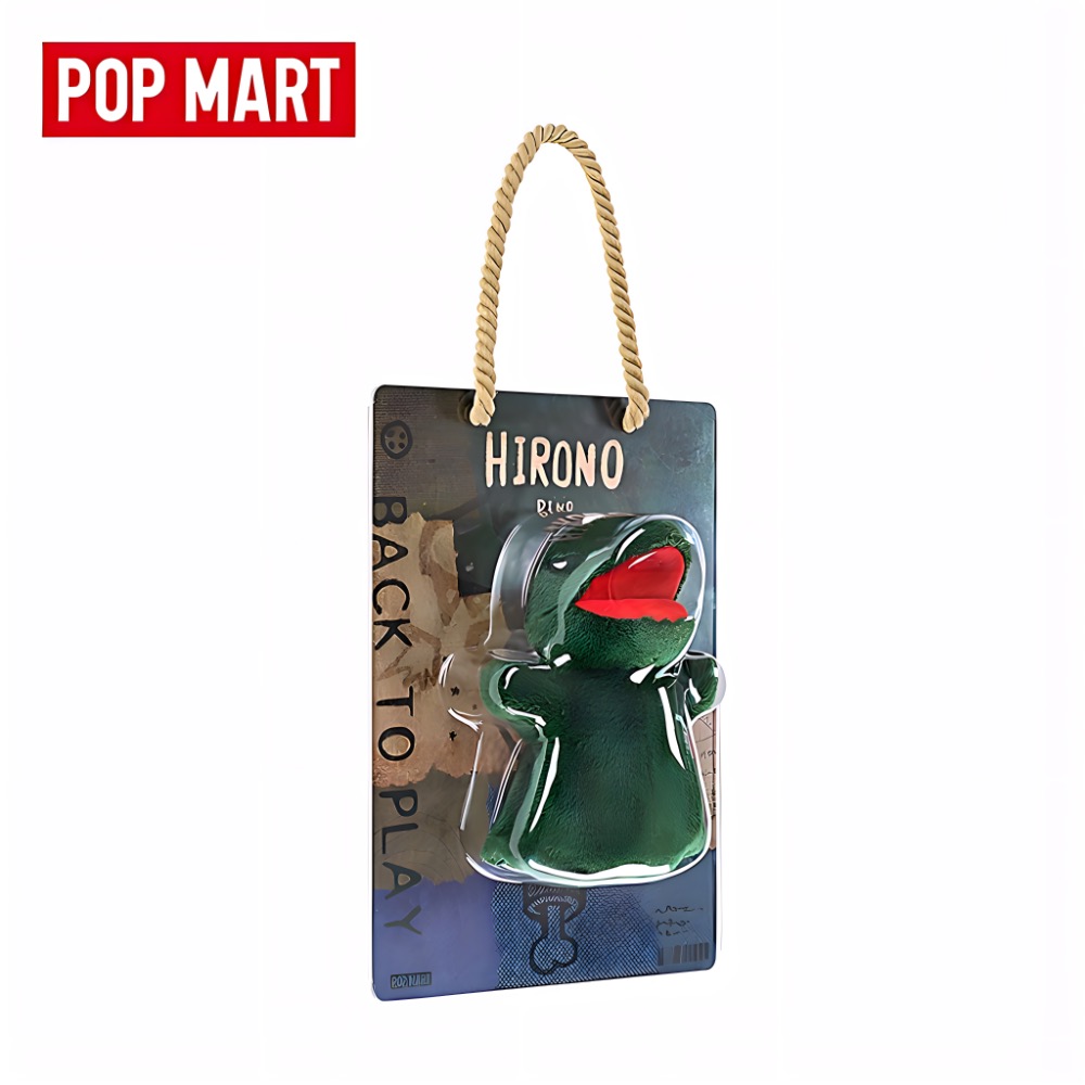 《現貨》POP MART 泡泡瑪特 Hirono 小恐龍 小野 熊 毛絨 手偶-細節圖4