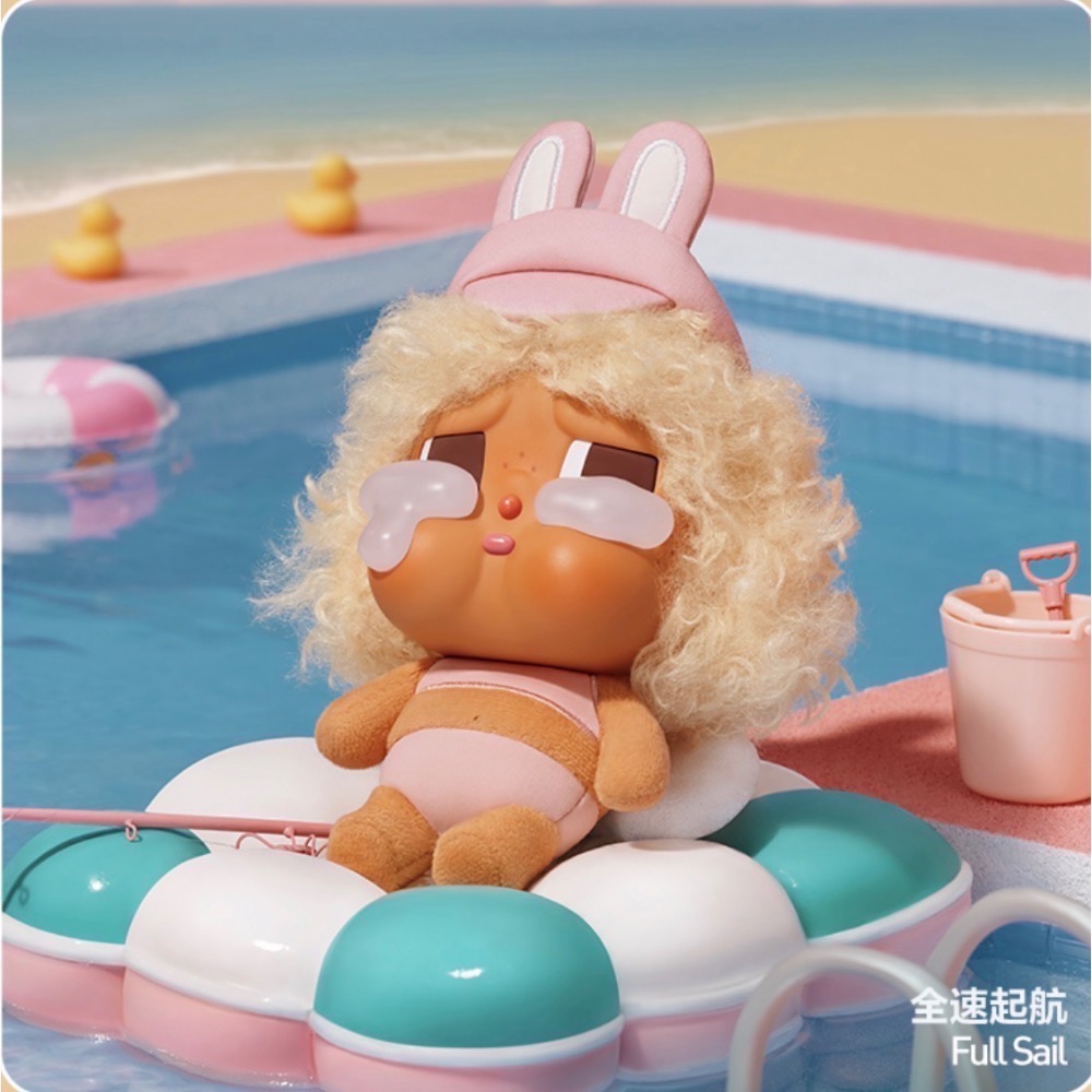 《現貨》POPMART泡泡瑪特CRYBABY Vacation Mode On系列搪膠毛絨掛件盲盒 哭娃 確認款 隱藏款-規格圖7