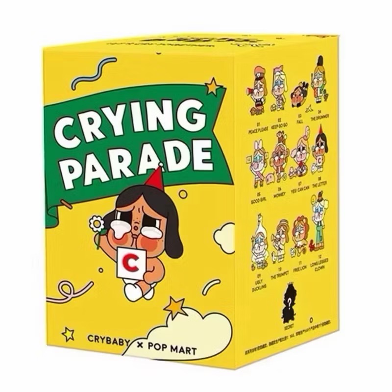 《現貨》popmart 泡泡瑪特 crybaby 哭娃 巡遊 系列 盲盒 隱藏款 吉象國王-規格圖2
