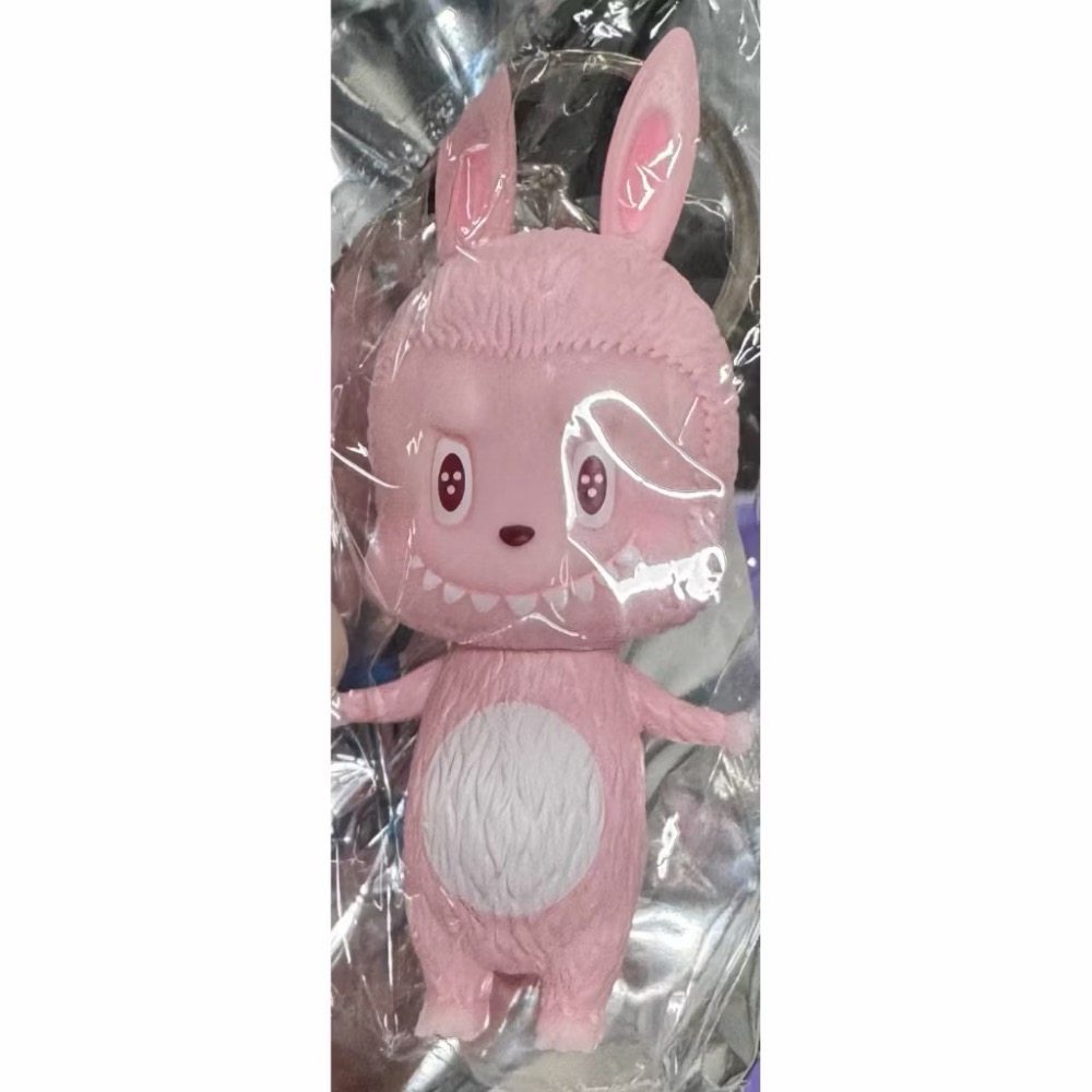 LABUBA小公仔鑰匙圈（粉色款）