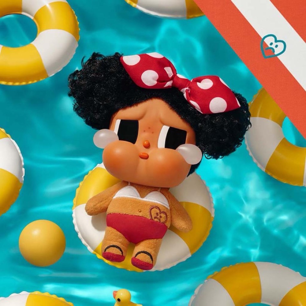《現貨》POPMART泡泡瑪特CRYBABY Vacation Mode On系列搪膠毛絨掛件盲盒 哭娃 確認款 隱藏款-細節圖5
