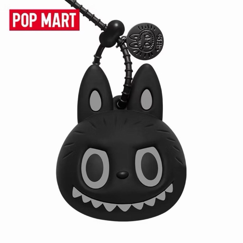 《現貨》POPMART 泡泡瑪特 THE MONSTERS 十週年系列 LABUBU 黑色 耳機包-細節圖5