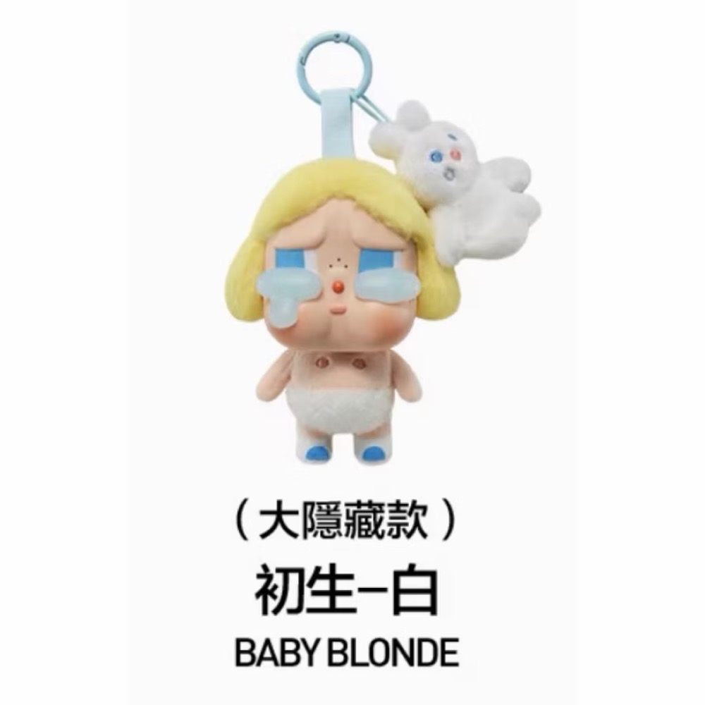 《現貨》POP MART 泡泡瑪特 CRYBABY 哭娃 眼淚工廠系列 - 搪膠臉毛絨 確認款 隱藏款 初生白 初生棕-規格圖5