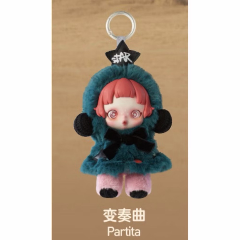 《現貨》POPMART 泡泡瑪特 SKULLPANDA 冬日樂章系列毛絨公仔 確認款-規格圖1