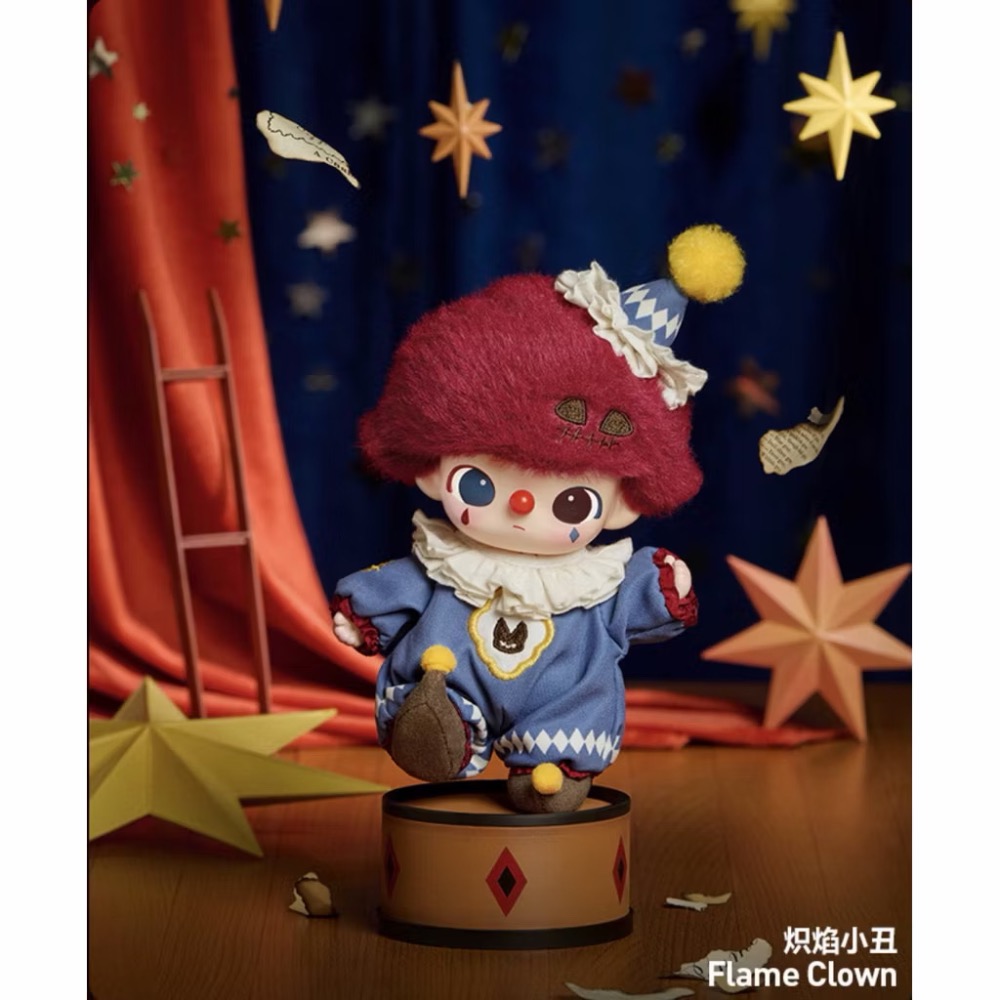 《現貨》POPMART 泡泡瑪特WHY SO SERIOUS系列 Labubu 萬聖節 小丑 搪膠毛絨掛件 確認款-規格圖1