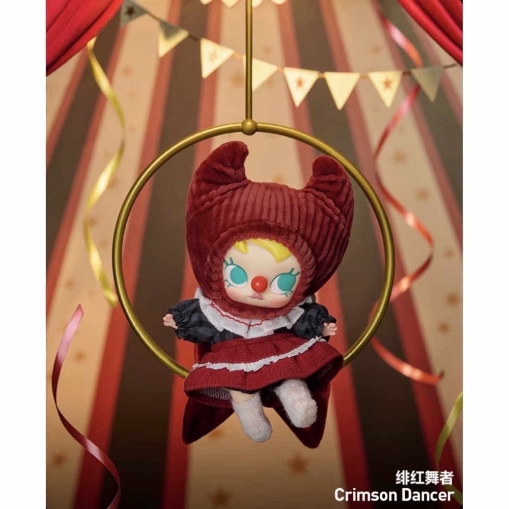 《現貨》POPMART 泡泡瑪特WHY SO SERIOUS系列 Labubu 萬聖節 小丑 搪膠毛絨掛件 確認款-規格圖1