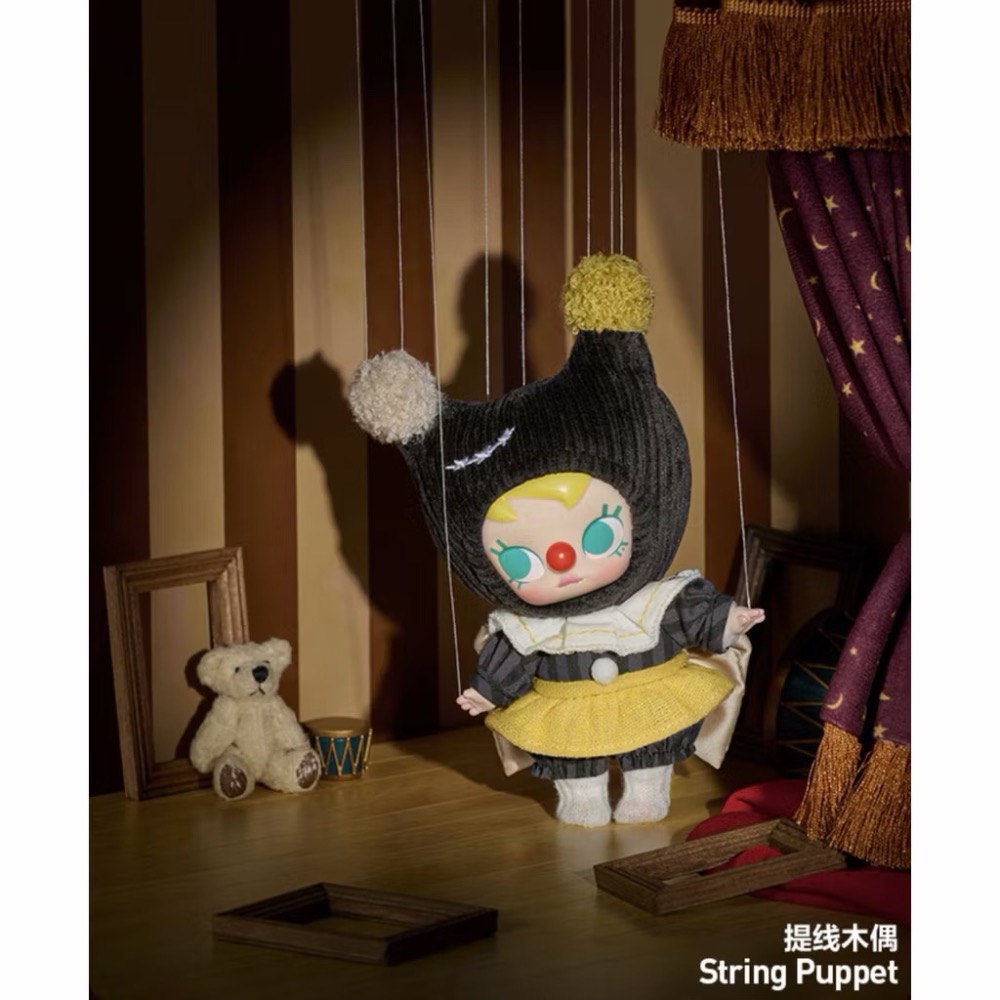 《現貨》POPMART 泡泡瑪特WHY SO SERIOUS系列 Labubu 萬聖節 小丑 搪膠毛絨掛件 確認款-規格圖1