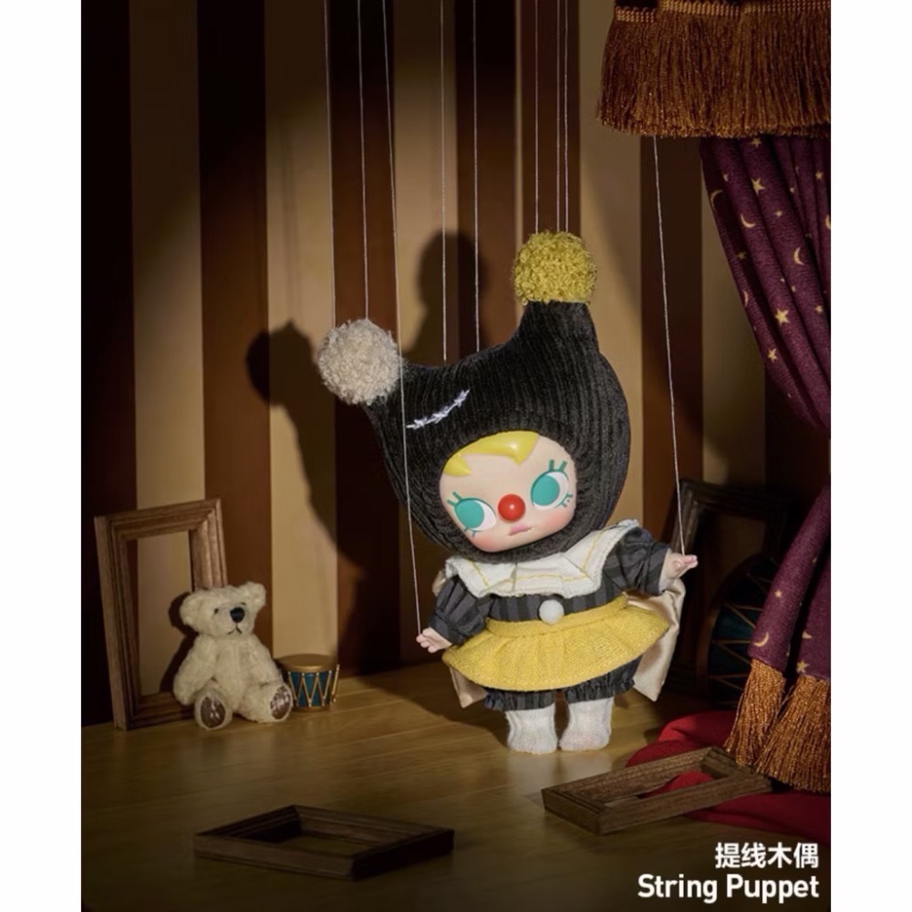 《現貨》POPMART 泡泡瑪特WHY SO SERIOUS系列 Labubu 萬聖節 小丑 搪膠毛絨掛件 確認款-規格圖1