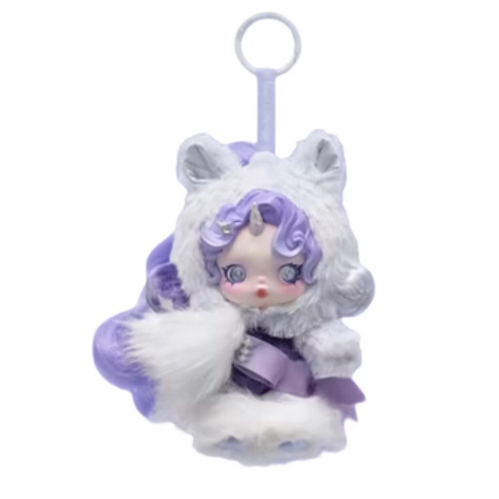 《現貨》POP MART 泡泡瑪特 SKULLPANDA × 小馬寶莉系列絨毛公仔掛件-規格圖3