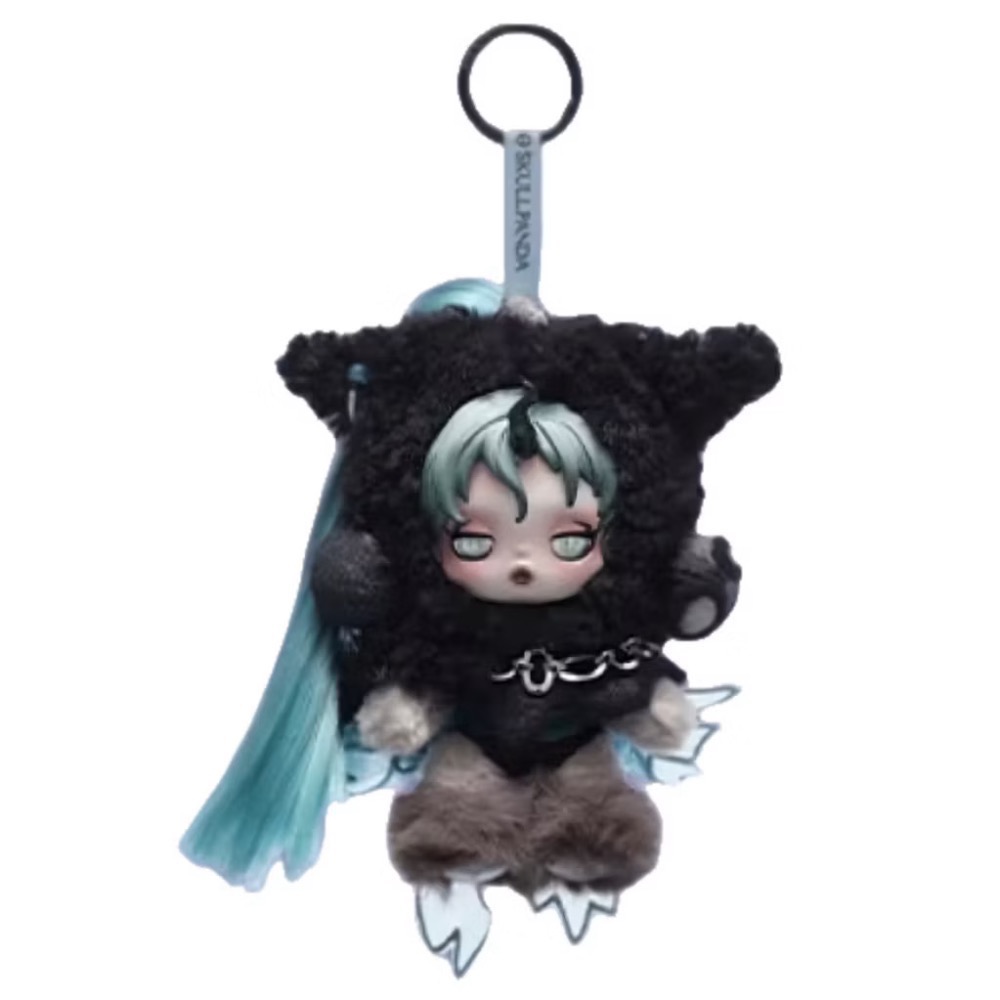 《現貨》POP MART 泡泡瑪特 SKULLPANDA × 小馬寶莉系列絨毛公仔掛件-規格圖3