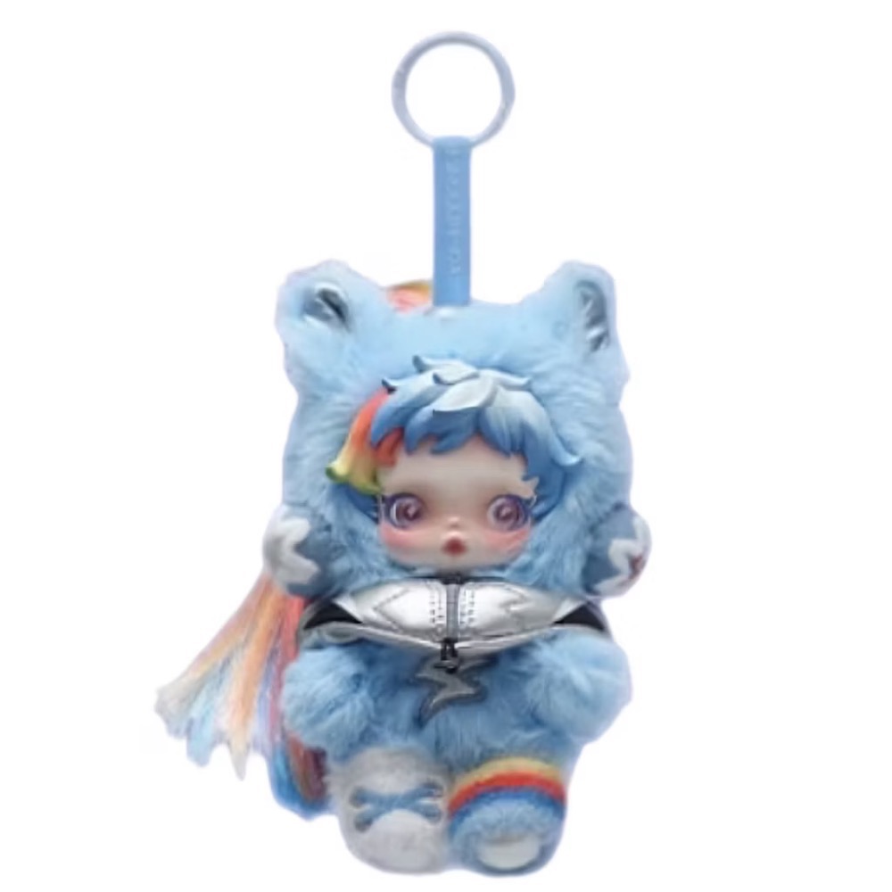 《現貨》POP MART 泡泡瑪特 SKULLPANDA × 小馬寶莉系列絨毛公仔掛件-規格圖3