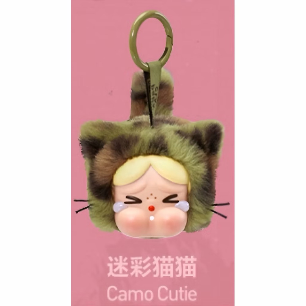 《現貨》 POPMART泡泡瑪特 CRYBABY 豹豹貓貓系列 - 搪膠毛絨掛件盲盒 哭娃 確認款 隱藏款-規格圖5