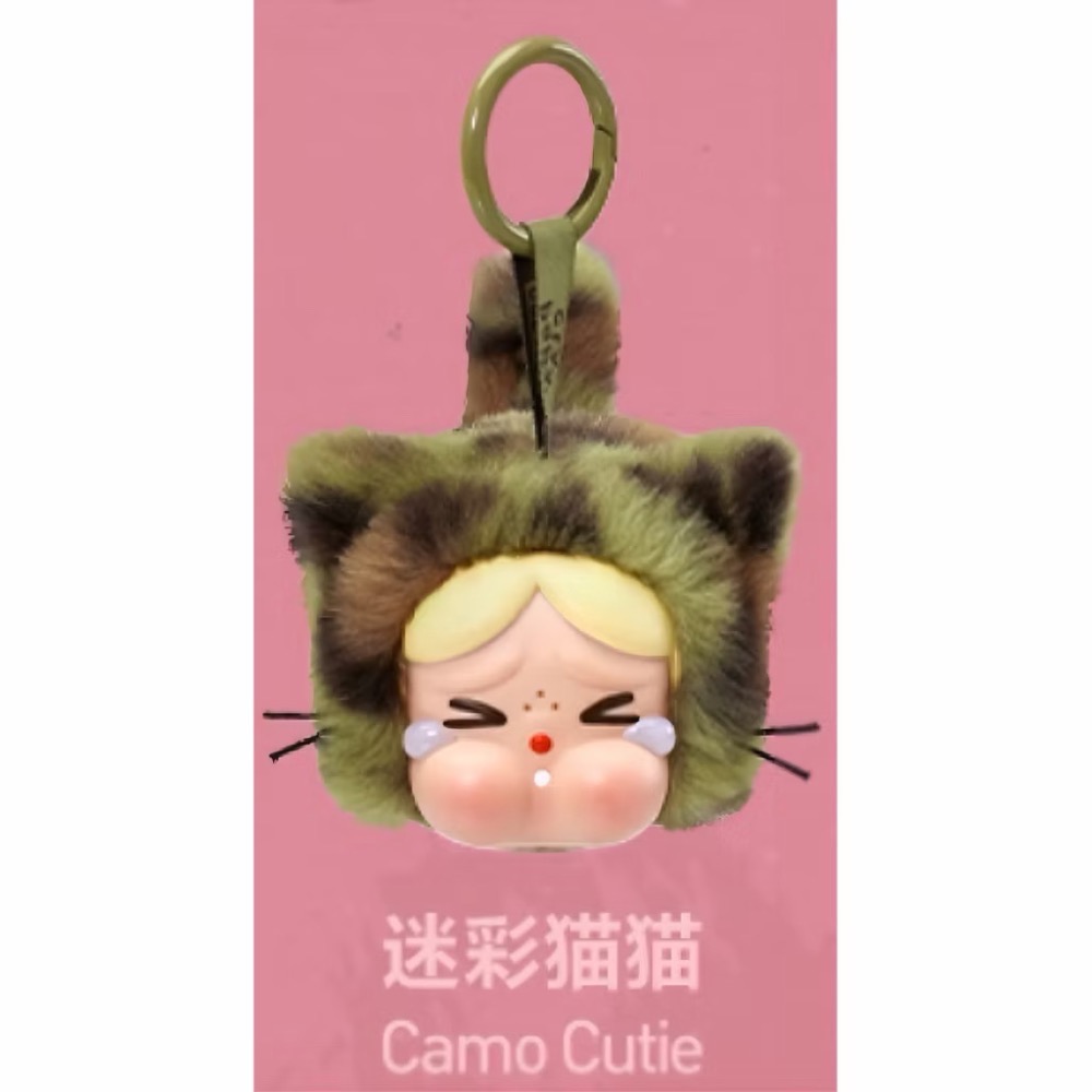 《現貨》 POPMART泡泡瑪特 CRYBABY 豹豹貓貓系列 - 搪膠毛絨掛件盲盒 哭娃 確認款 隱藏款-規格圖5