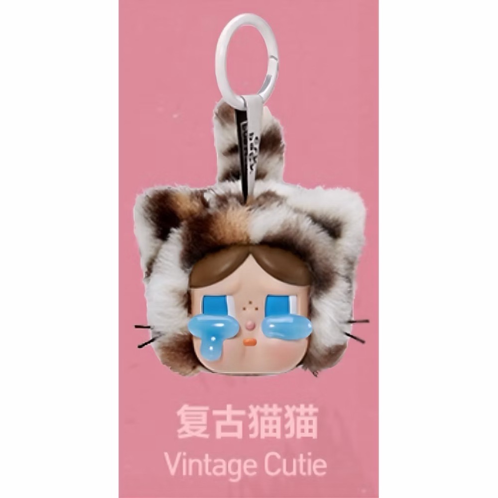 《現貨》 POPMART泡泡瑪特 CRYBABY 豹豹貓貓系列 - 搪膠毛絨掛件盲盒 哭娃 確認款 隱藏款-規格圖5