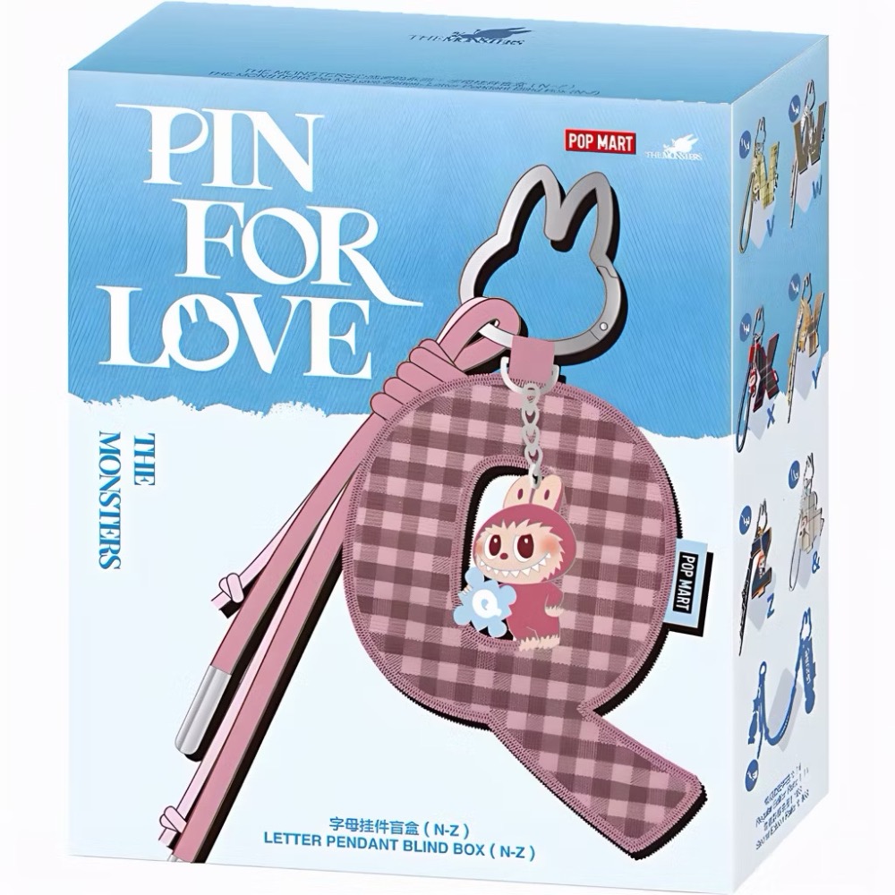 《現貨》POPMART 泡泡瑪特 THE MONSTERS 心底密碼系列 字母 掛件 盲盒 隱藏款-規格圖4