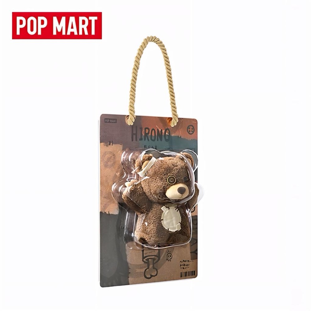 《現貨》POP MART 泡泡瑪特 Hirono 小恐龍 小野 熊 毛絨 手偶-細節圖2