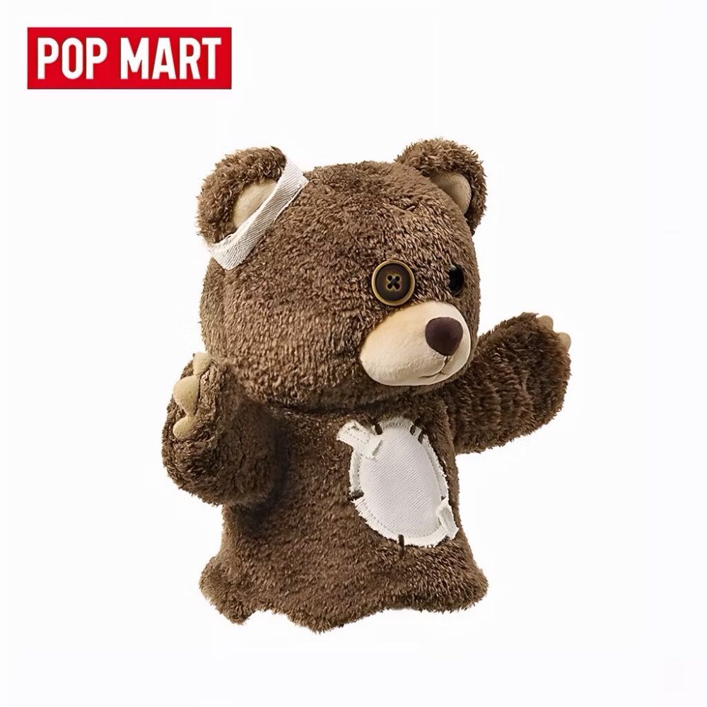 《現貨》POP MART 泡泡瑪特 Hirono 小恐龍 小野 熊 毛絨 手偶-規格圖4