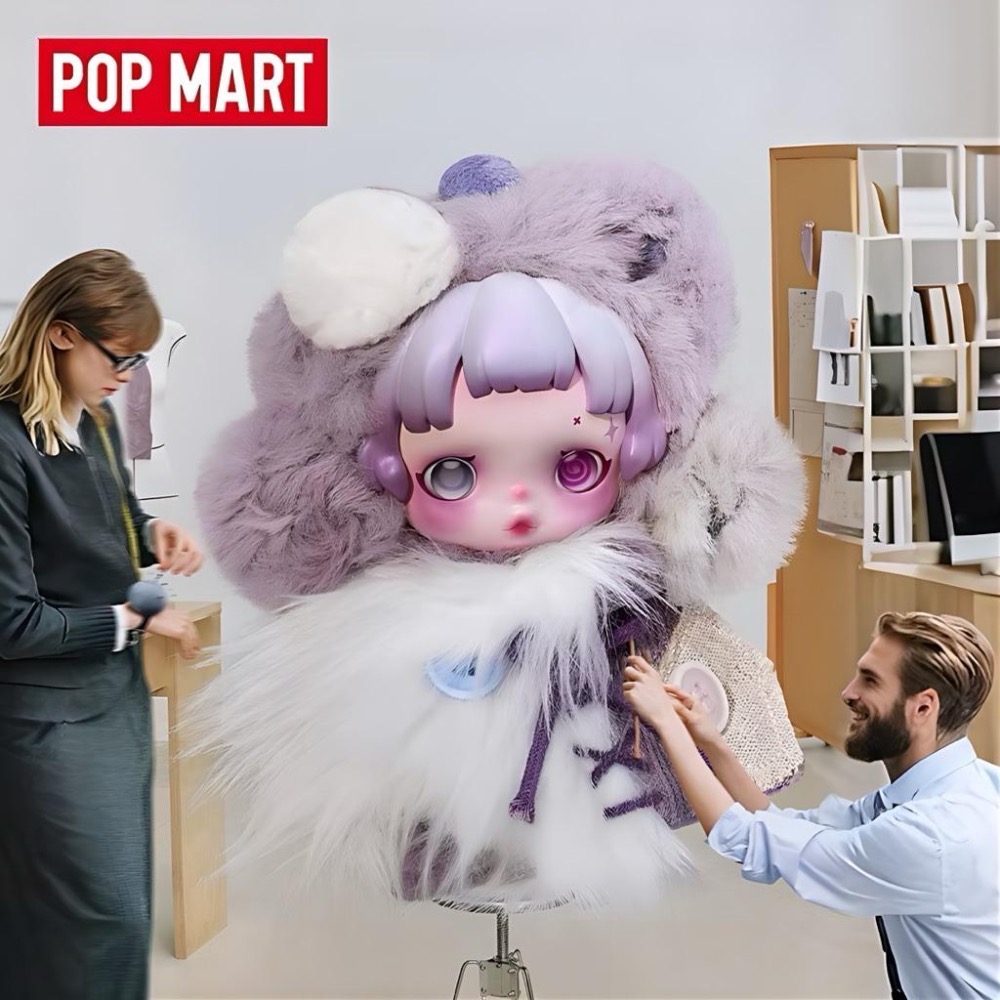 《現貨》POPMART 泡泡瑪特SKULLPANDA 不眠 劇場系列You Found Me毛絨公仔掛件盲盒 可別掛包包-細節圖7