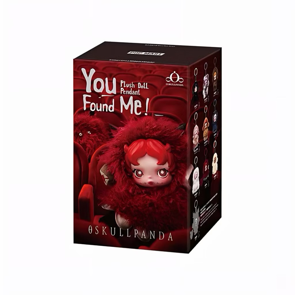 《現貨》POPMART 泡泡瑪特SKULLPANDA 不眠 劇場系列You Found Me毛絨公仔掛件盲盒 可別掛包包-規格圖9