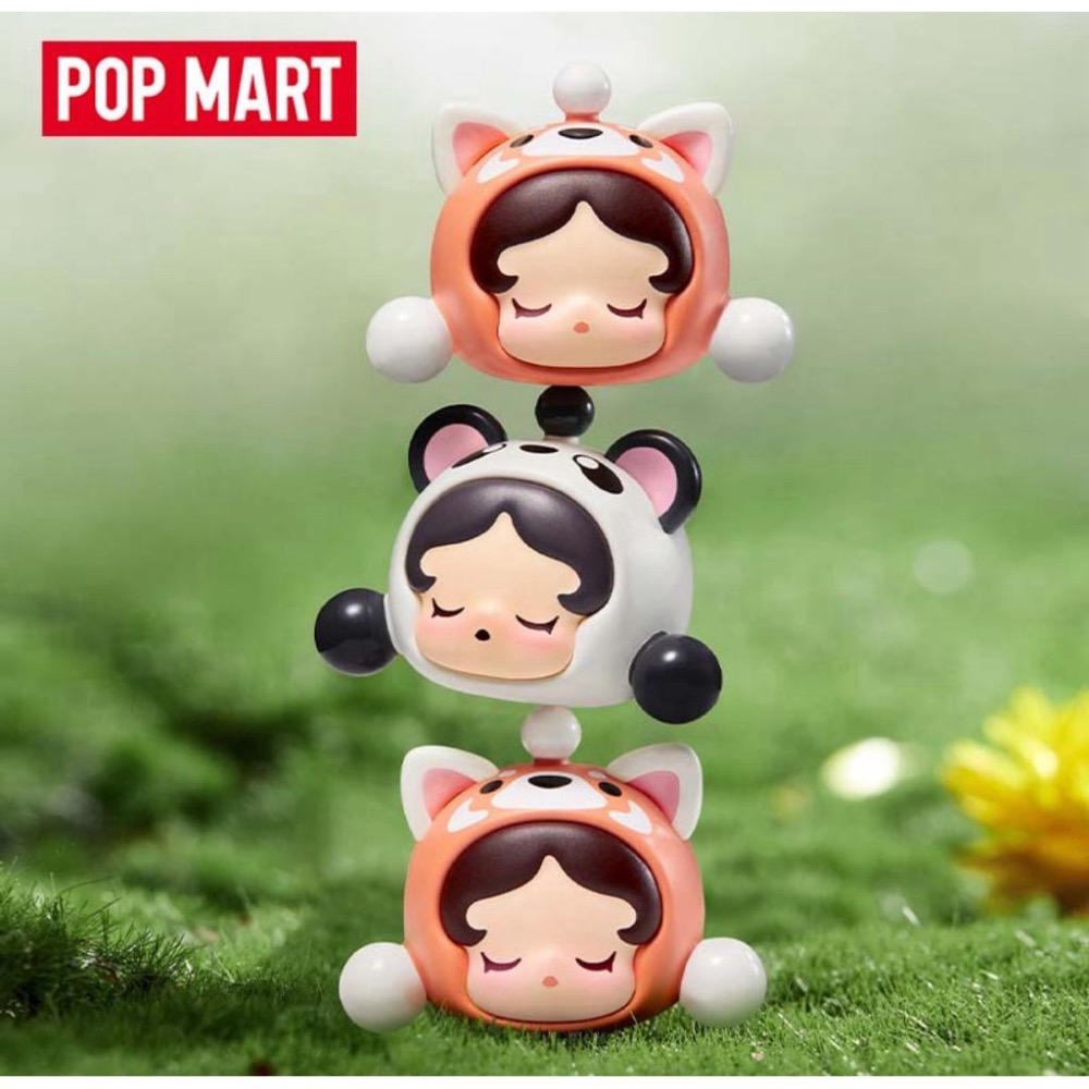 《現貨》popmart 泡泡瑪特 成都限定 泡泡萌粒 SKULLPANDA熊貓拍檔系列公仔 大熊貓 小熊貓 單顆販售-細節圖3
