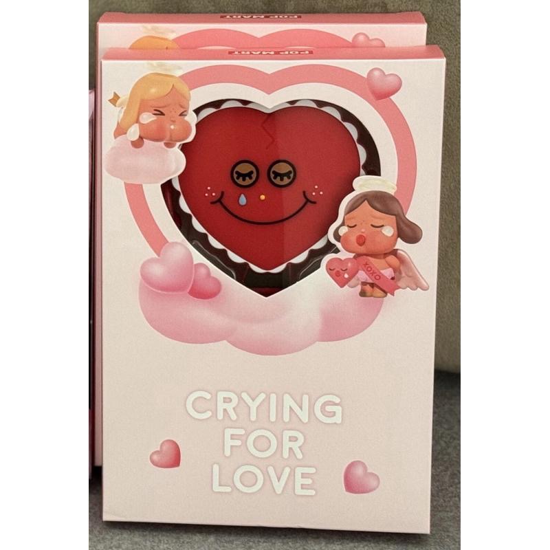《現貨》popmart 泡泡瑪特 哭娃Crybaby 愛神眼淚-情人節限定💌手機背夾💘徽章 毛絨鏡 天使徽章-細節圖4