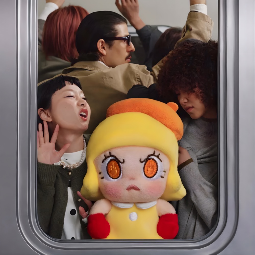 《現貨》POPMART 泡泡瑪特Angry Molly - 心火怒放系列毛絨掛件 確認款 赤火 隱藏款 藍火 墨火 螢火-細節圖6