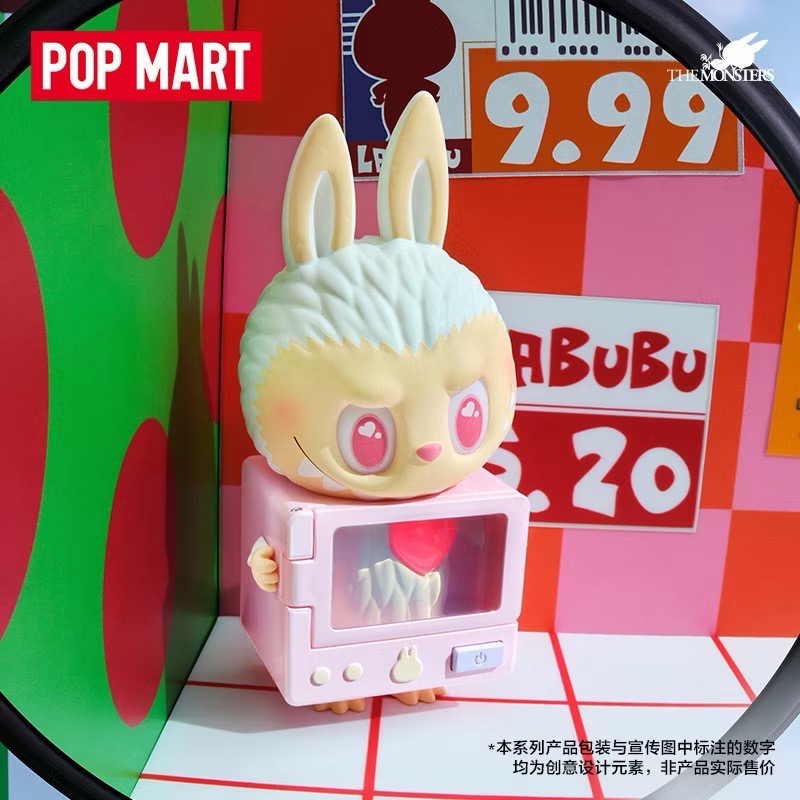 《現貨》POPMART 泡泡瑪特 LABUBU 搞怪便利店系列 隱藏款 微波爐-細節圖2