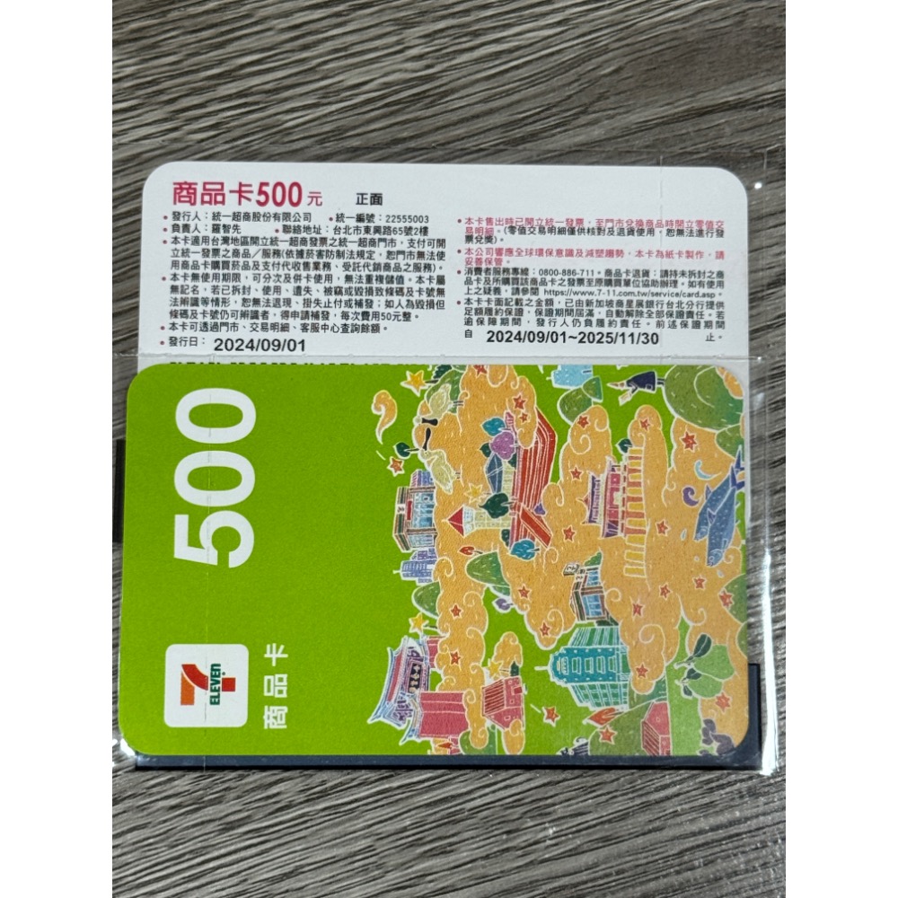 7-11商品卡 95折 多種面額-細節圖7