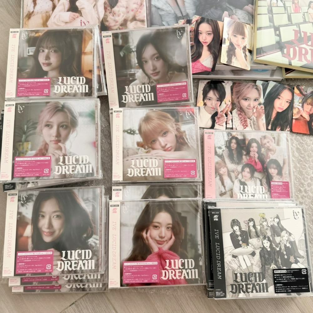 日本進口 特典🇯🇵 IVE LUCID DREAM 4th EP 兪真 員瑛 Rei 秋天 Liz Leeseo-細節圖2