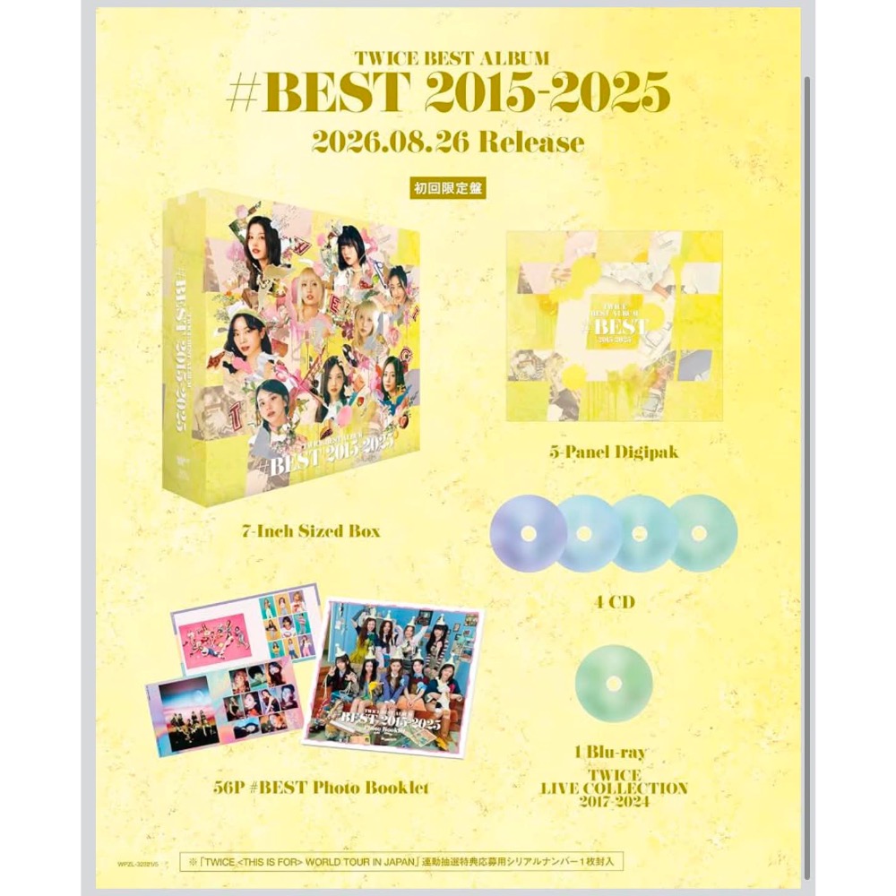 日本進口版 特典🇯🇵 TWICE BEST ALBUM #BEST 2015-2025 精選輯 最佳專輯-細節圖5