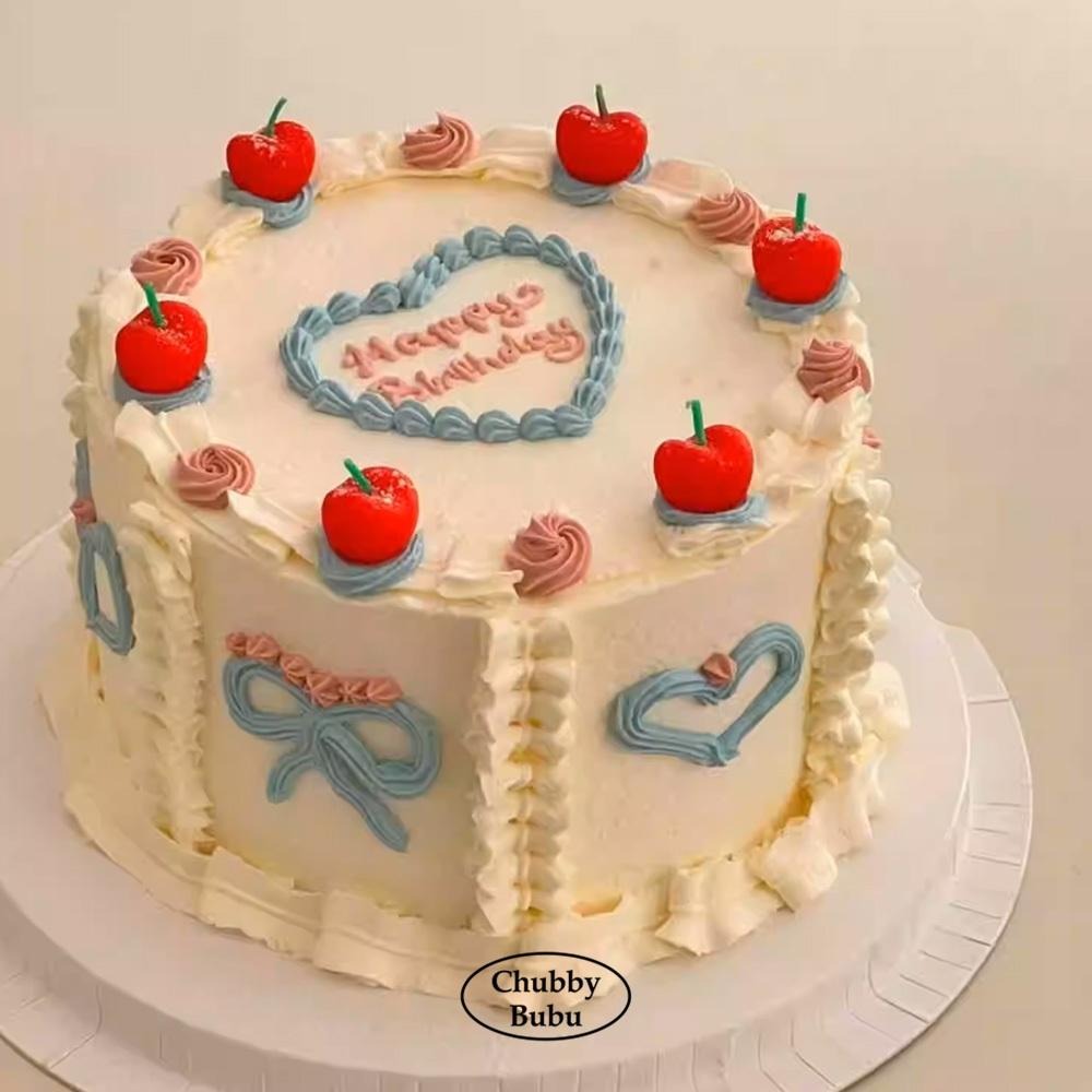 韓式經典櫻桃蠟燭🍒 拇指櫻桃生日蠟燭 蛋糕蠟燭 單顆入-細節圖5