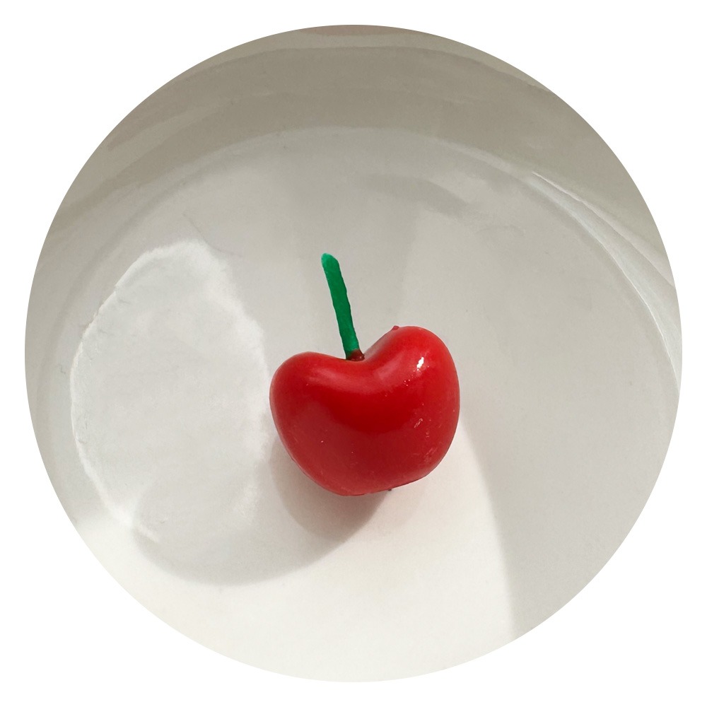 韓式經典櫻桃蠟燭🍒 拇指櫻桃生日蠟燭 蛋糕蠟燭 單顆入-規格圖5