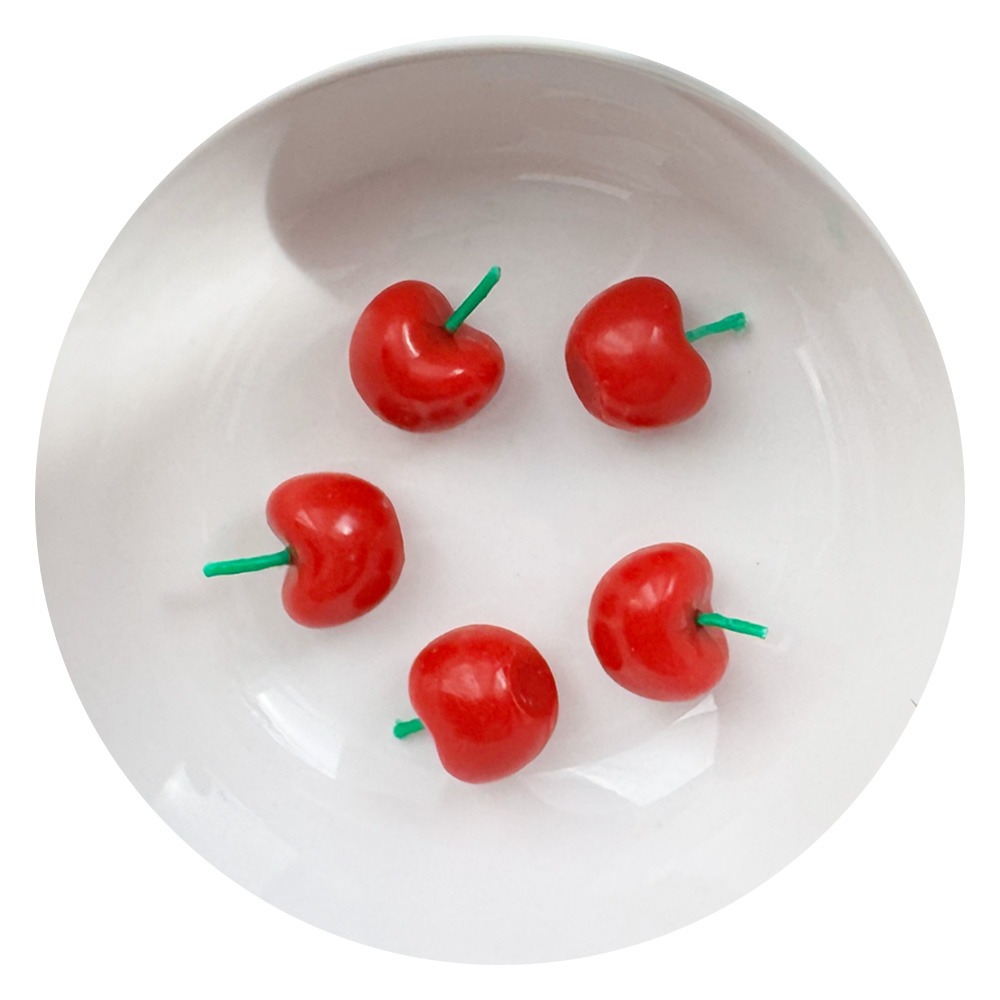 韓式經典櫻桃蠟燭🍒 拇指櫻桃生日蠟燭 蛋糕蠟燭 單顆入-規格圖5