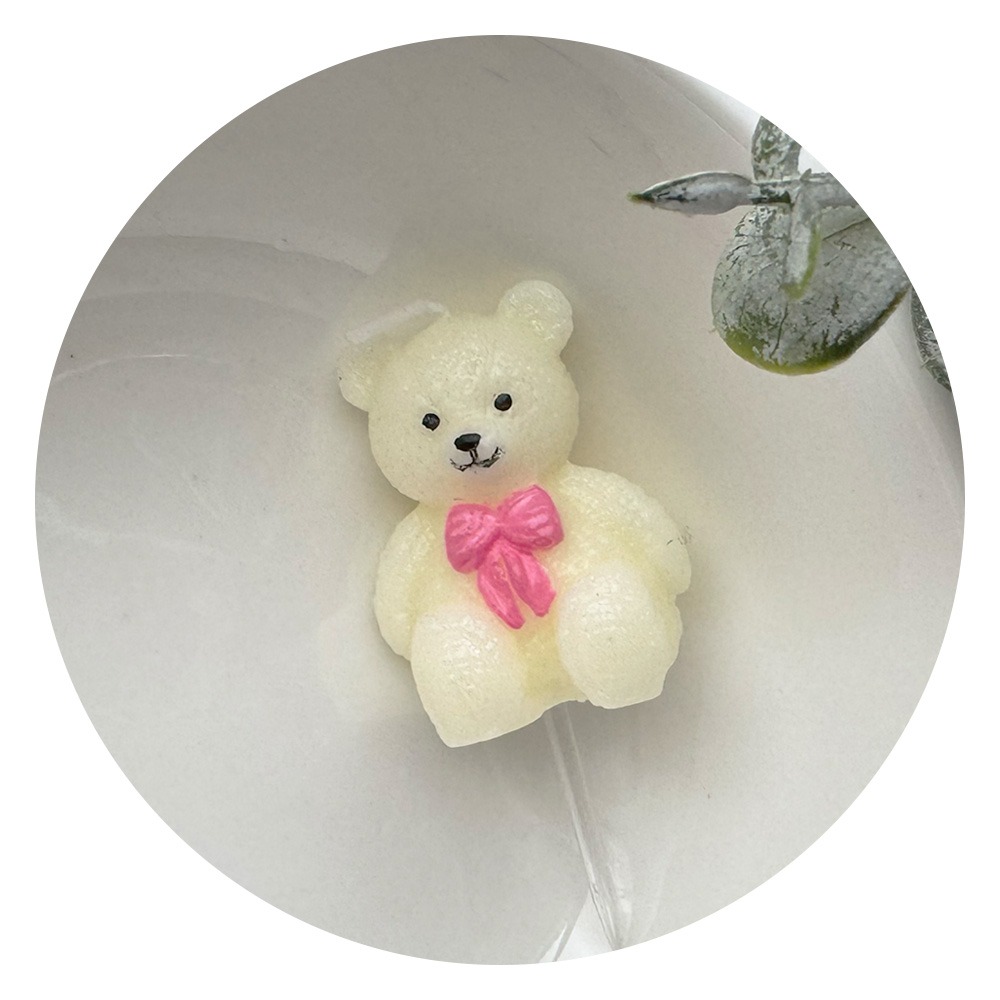 升級版毛線小熊蠟燭🐻 泰迪熊生日蠟燭 熊熊蠟燭 彌月寶寶蠟燭 情人節蠟燭-規格圖7