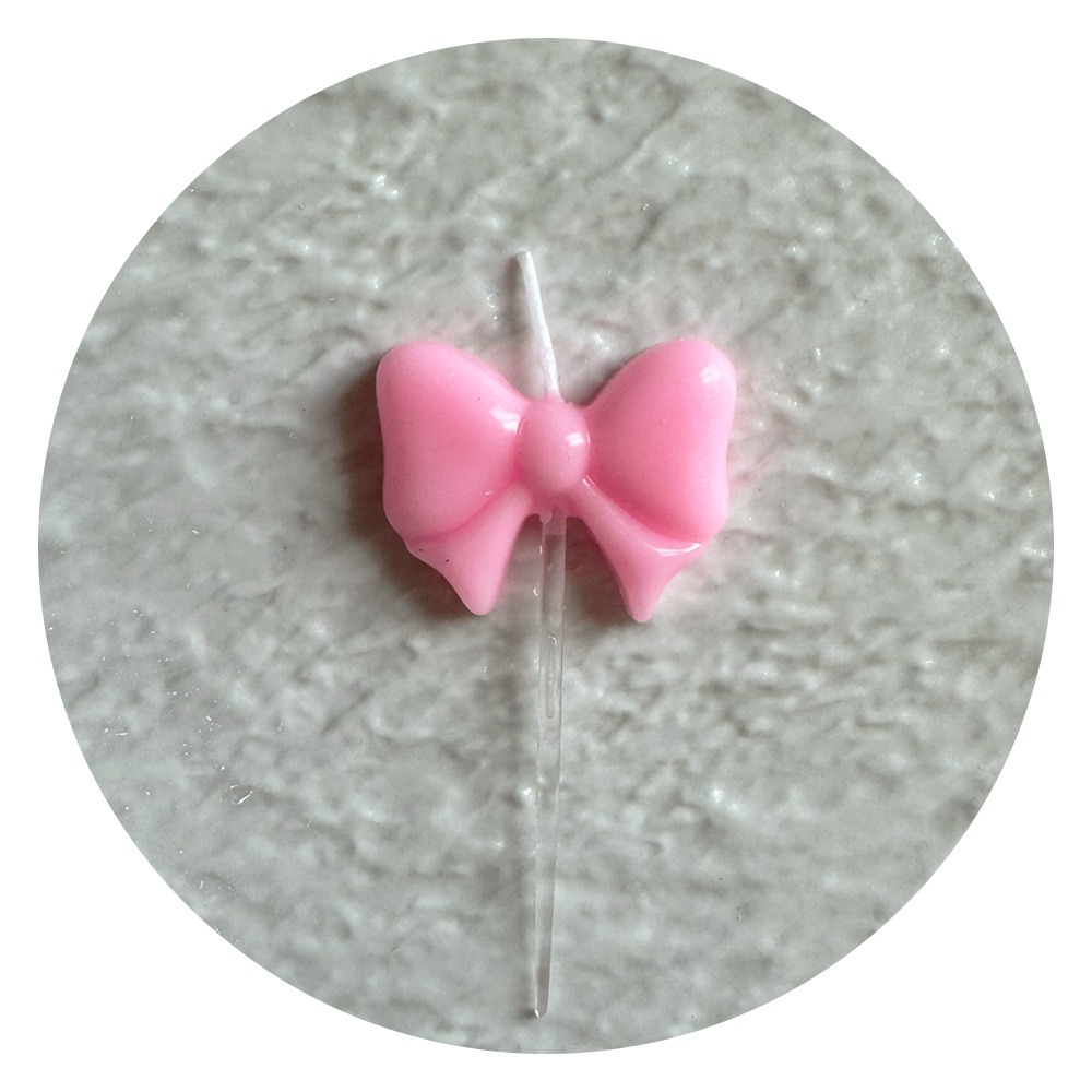 蝴蝶結蠟燭🎀 胖嘟嘟蝴蝶結生日蠟燭 甜酷黑 ✿ 巧比咘咘 ᴄʜᴜʙʙʏ ʙᴜʙᴜ-規格圖9